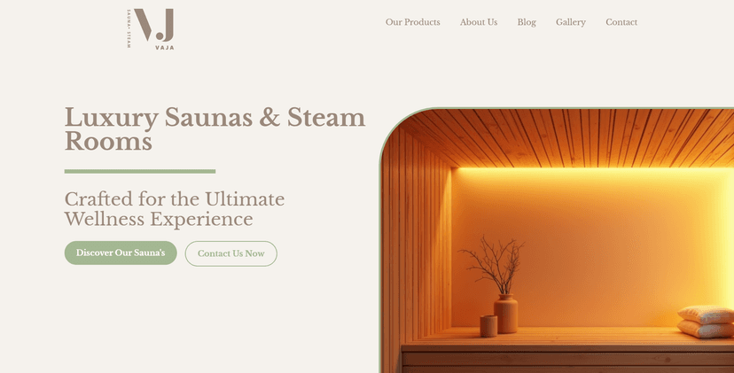 VAJA - Luxury Saunas & Steam Rooms